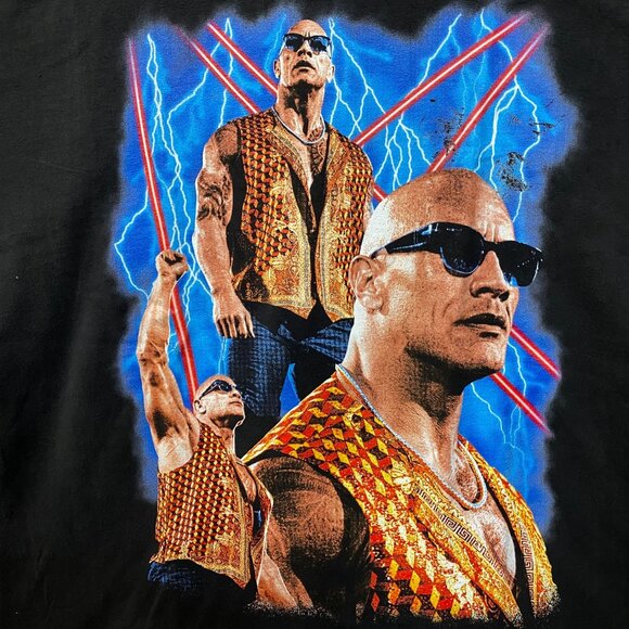 WWE The Rock Final Boss Graphic T-Shirt XL - Picture 2 of 4